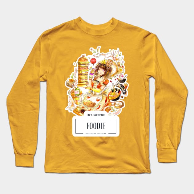 Princess Hobby #03 - FOODIE Long Sleeve T-Shirt by candypiggy